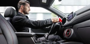 Driving 2021 Chevrolet Blazer